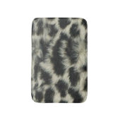 Snow Leopard Print Badmat (Voorkant Verticaal)