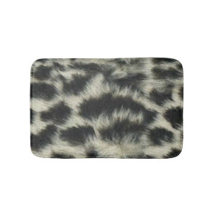 Snow Leopard Print Badmat