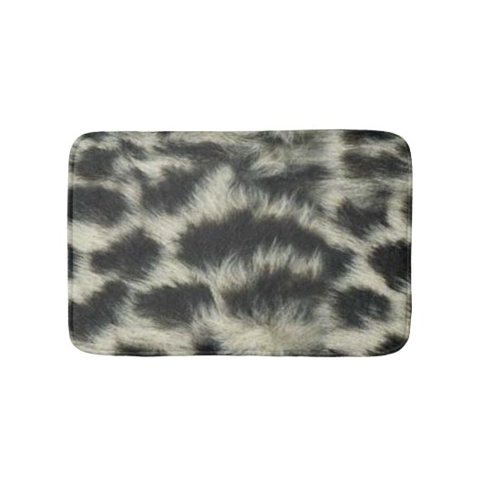 Snow Leopard Print Badmat (Voorkant)