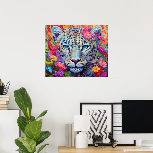 Snow Leopard Print, Value Poster papier (mat) (Thuiskantoor)