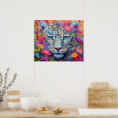 Snow Leopard Print, Value Poster papier (mat) (Keuken)