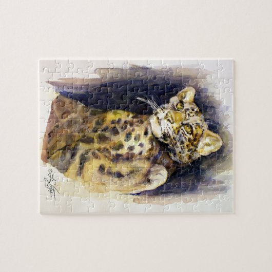 Snow Leopard Puzzle Legpuzzel (Horizontaal)