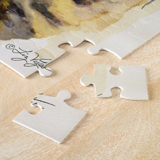 Snow Leopard Puzzle Legpuzzel (Zijkant)