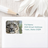 Snow Leopard Retouradres Mailing Label (Insitu)