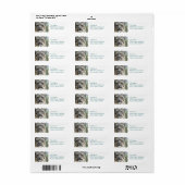 Snow Leopard Retouradres Mailing Label (Full Sheet)