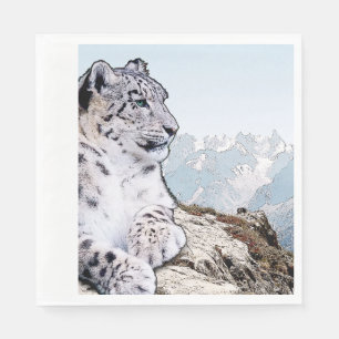 Snow Leopard Servetten