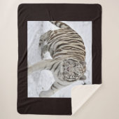 Snow Leopard Sherpa Deken (Voorkant)