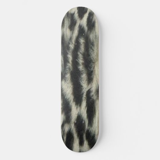 Snow Leopard Skateboard (Voorkant)