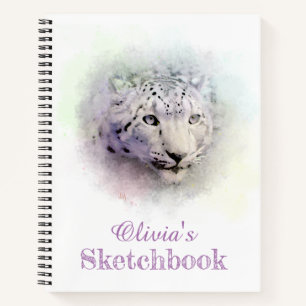 Snow Leopard Sketchbook Notitieboek