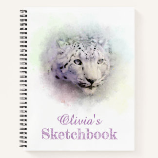 Snow Leopard Sketchbook Notitieboek
