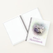 Snow Leopard Sketchbook Notitieboek (Binnen)