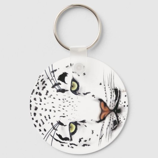 Snow Leopard Sleutelhanger (Voorkant)