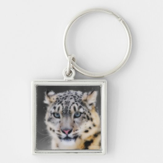 Snow Leopard Sleutelhanger (Voorkant)