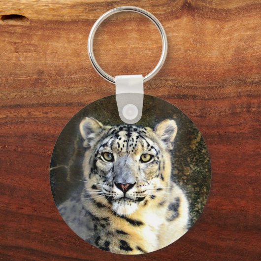 Snow Leopard Sleutelhanger (Voorkant)