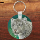 Snow Leopard-Sleutelhanger Sleutelhanger (Voorkant)