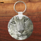 Snow Leopard-Sleutelhanger Sleutelhanger (Voorkant)