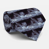 Snow Leopard Stropdas (Opgerold)