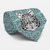 Snow Leopard Stropdas (Opgerold)