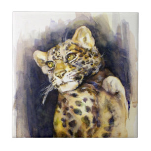 Snow Leopard-Tegel Tegeltje
