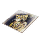 Snow Leopard-Tegel Tegeltje (Zijkant)