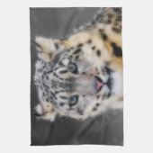 Snow Leopard Theedoek (Verticaal)