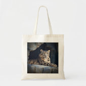 Snow Leopard Tote Bag (Voorkant)