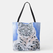 Snow Leopard Tote Bag (Achterkant)