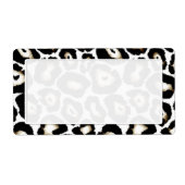 Snow Leopard Verzendlabels afdrukken Etiket (Voorkant)