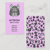 Snow Leopard Visitekaartje (Voorkant / Achterkant)