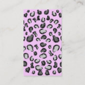 Snow Leopard Visitekaartje (Achterkant)