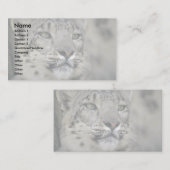 Snow Leopard Visitekaartje (Voorkant / Achterkant)