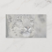 Snow Leopard Visitekaartje (Achterkant)