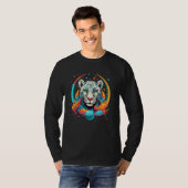 Snow Leopard Wild Animal Snow Leopard Men Women Ki T-shirt (Voorkant volledig)