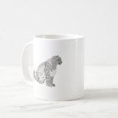 Snow Leopard Wild Cat Koffiemok (Voorkant links)