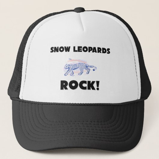 Snow Leopards Rock Trucker Pet (Voorkant)