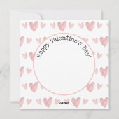 Snow Leopards Snuggle Love You More Valentine Feestdagenkaart (Achterkant)