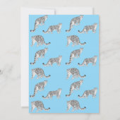 Snow Leopards Thank you Card Kaart (Achterkant)