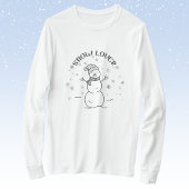 Snow Lover Snowman Long-Sleeve T-Shirt            