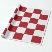 snow madder wrapping paper cadeaupapier (Uitgerold)