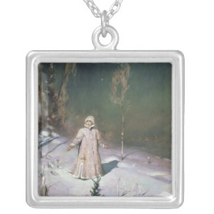 Snow Maiden, 1899 Zilver Vergulden Ketting