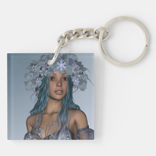 Snow Maiden Sleutelhanger (Achterkant)