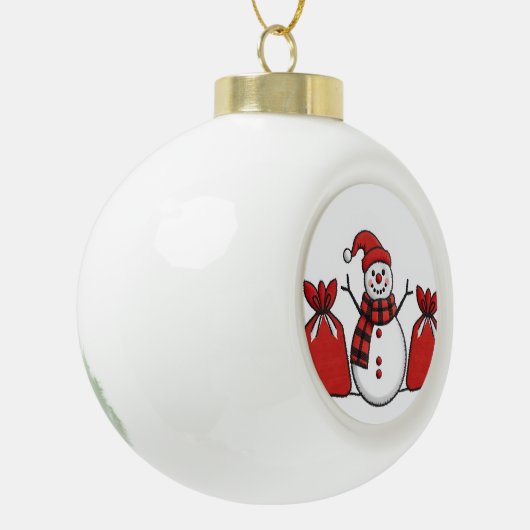 Snow man ornament  (Links)