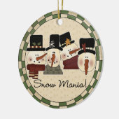 Snow Mania Sneeuwman Keepsake Ornament (Links)