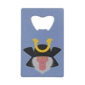 Snow Monkey Samurai Creditkaart Flessenopener (Voorkant)