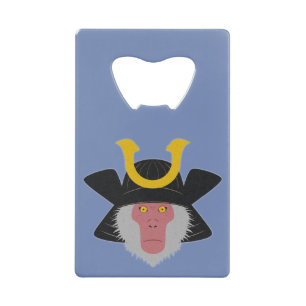 Snow Monkey Samurai Creditkaart Flessenopener