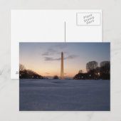 Snow Monument Briefkaart (Voorkant / Achterkant)