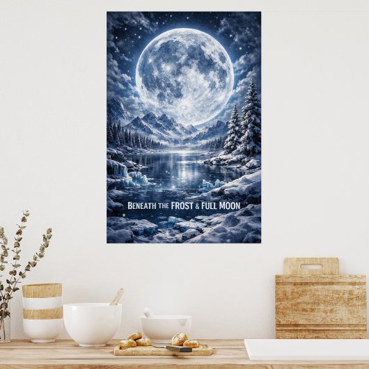 SNOW MOON POSTER (Keuken)