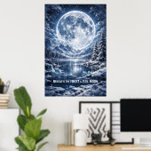 SNOW MOON POSTER (Thuiskantoor)