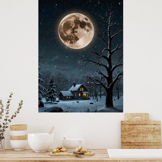 SNOW MOON POSTER (Keuken)