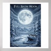 SNOW MOON POSTER (Voorkant)